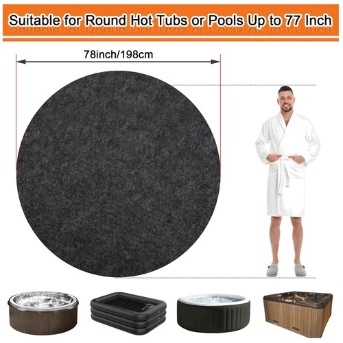 Waterproof hot tub mat - tub,