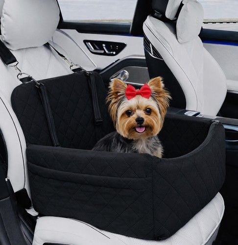 Luxury quilted dog car - dog,