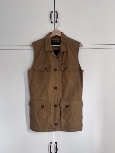 Purdey country gilet brown - in,