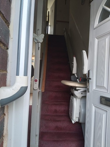 Stair lift straight - stair,
