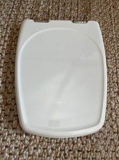 Reclaimed VINTAGE Selles Cheverny Original Toilet Seat Ivory With GOLD Hinges