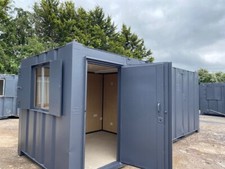 20X8FT 50/50 ANTI VANDAL SITE OFFICE / STORE / HALF OFFICE / HALF STORE