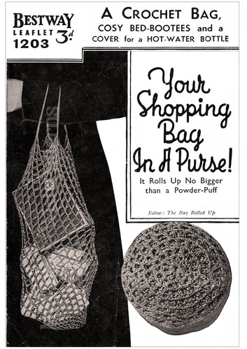 1940s crochet shopping - crochet,