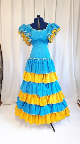 Vintage spanish flamenco dress - flamenco,