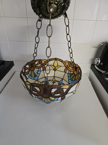 Vintage tiffany style uplight - tiffany-style,