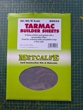 METCALFE OO/HO/N SCALE BUILDER MATERIALS CARD M0056 TARMAC SHEETS 2 ONLY!