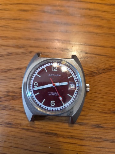 Vtg gotham watch with - gotham, second