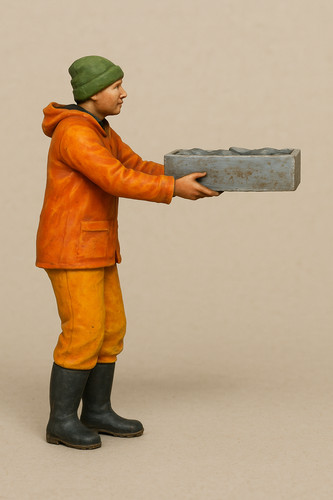 Tg79 fisherman carrying box - fisherman, of