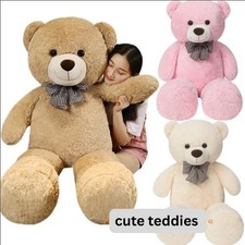Giant 105cm Soft Teddy Bear Plush – Super Huggable Big Hug Pillow Gift Surprise