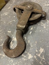 Vintage French Metal Pulley