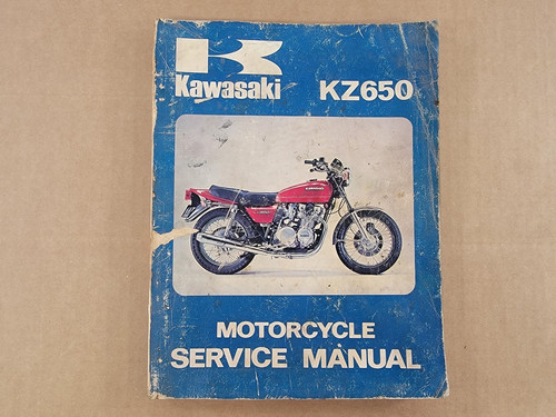 Kawasaki kz650 service manual - kawasaki,
