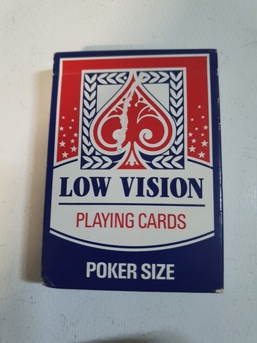 Low vision poker - vision, playing