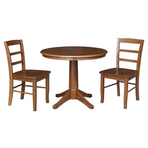 Wood dining table with - 36,