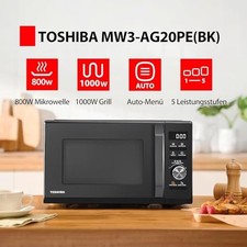 TOSHIBA MW3-AG20PE(BK)  20 Liter Digital 800W Microwave Oven with 1000W Grill,