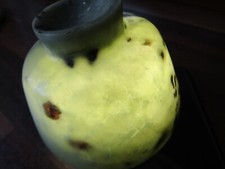 Antique Chinese Nephrite Jade lidded bowl / cup - Hand carved Asian art