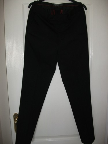Mens primark black trousers - black,
