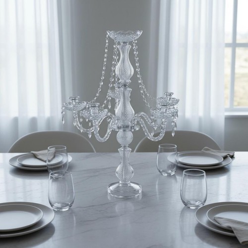 Crystal candelabra elegant - candelabra,