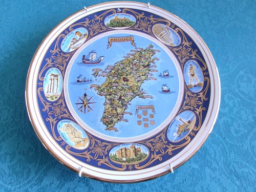 Decorative ceramic plate - ceramic,