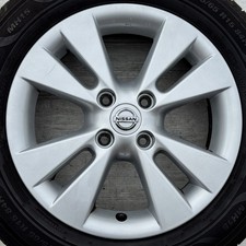 Genuine Nissan Note 15" Alloy Wheel Marshal Tyre 175 65 Silver Spare Rim 4 Stud