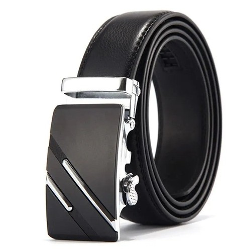 Men leather ratchet belt - ratchet, for