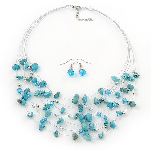 Turquoise stone silver metal - turquoise,