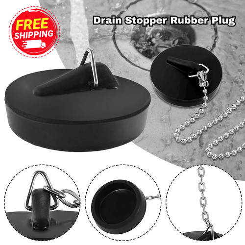 Drain stopper rubber - stopper, plug
