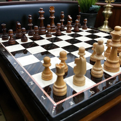 Chess set handmade staunton - chess,