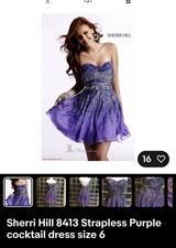 Sherri Hill 8413 Strapless