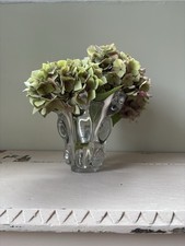 Vintage Vannes Le Chatel  Style Clear French Crystal Art Glass, No Signature.