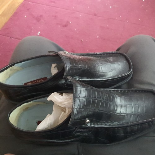 Jimmy bee black leather shoes - jimmy,