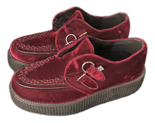 Shoes creepers burgundy - shoes,