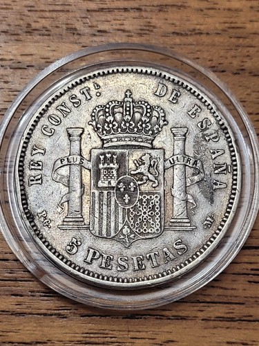 1892 spain pesetas silver - 1892,