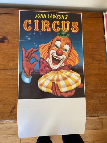John lawson circus poster - john, lawson's