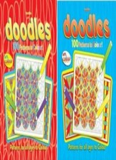 Doodles / Mosaic - Patterns To Colour Book 20cm X 20cm (A724) 2 Per Pack