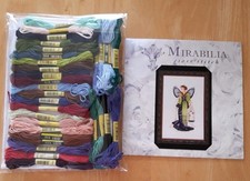 MIRABILIA SEPTEMBER SAPPHIRE FAIRY CROSS STITCH KIT WITH EMBELLISHMENT PACK 