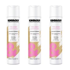 Toni & Guy Volume Addiction Conditioner For Fine Hair 250ML Pack of 3