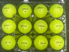 12 Titeist Pro V1 Yellow Golf