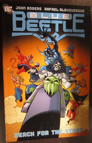 Blue beetle reach for - beetle:,