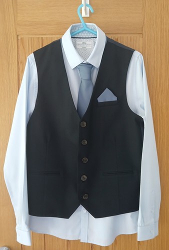 Boys next navy waistcoat blue - navy,