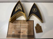 Star Trek TOS 30th Anniversary Fossil Pocket Watch Ltd edition Gold Timepiece