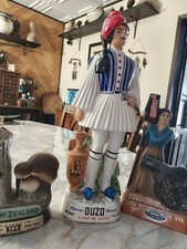 LOT Of Empty Vintage Liquor Bottles Decanters OUZO Plus