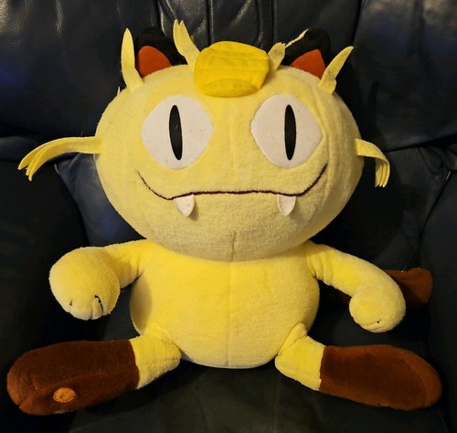 Meowth jumbo plush hasbro - meowth,