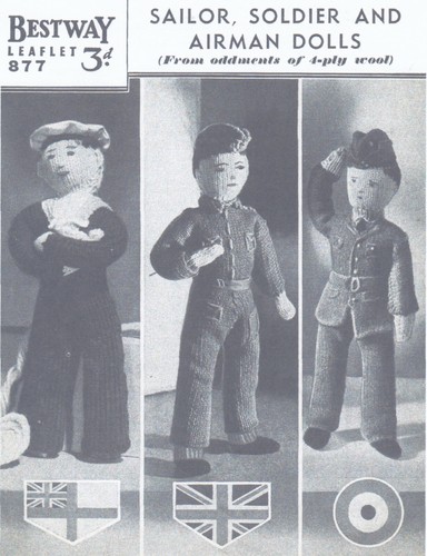 Wartime knitting pattern - knitting,