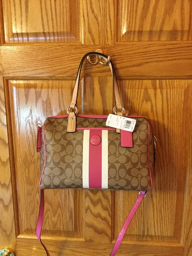 Coach signature stripe pvc - signature,