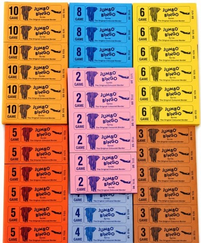 Bingo books tickets jumbo - books, 1-90