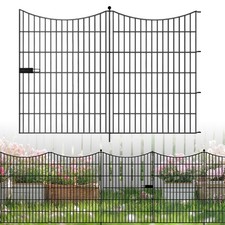 10Pcs Heavy Metal Garden Fence