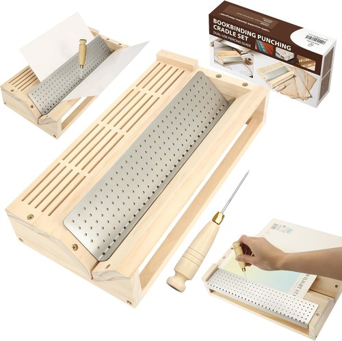Wood bookbinding punching - wood, tool