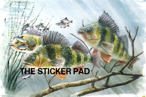 Vinyl sticker perch - -,