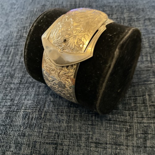 Silver plated buckle victorian - plated,