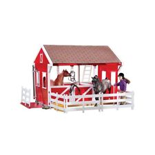 Breyer 698 Spring Creek Stable toy horse stables Freedom Series Classics 1:12